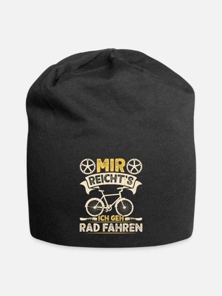 Radfahren MIR REICHT'S ICH GEH RAD FAHREN Lustiges - Jersey-Beanie - Schwarz