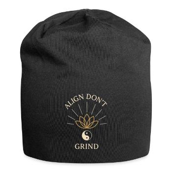 Rituel spirituel du dimanche : Prendre soin de soi - Bonnet en jersey - noir - Devant