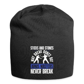 Escrima Arnis Masters Never Break Arts Martiaux - Bonnet en jersey - noir - Devant