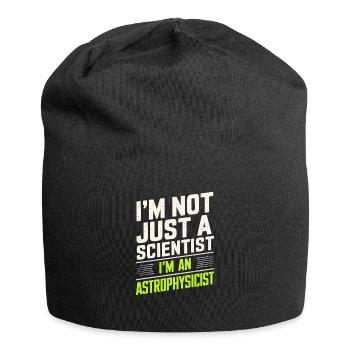Astrophysiker Astronomie Astrophysik Geschenk - Jersey-Beanie - Schwarz - Vorne