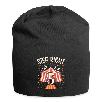 Circus Birthday Party - 5th Birthday Boy 5 Years - Jersey-Beanie - Schwarz - Vorne