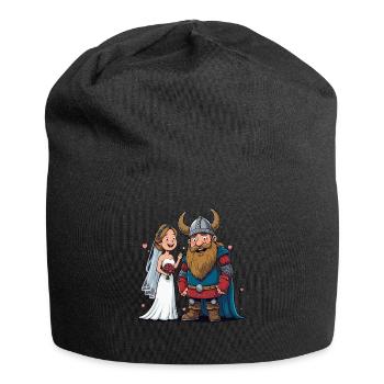 Odin Viking Valhalla Viking Hammer Thor Odin - Jersey Beanie - black - Front