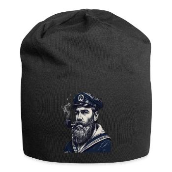 Capitaine Hambourg St Pauli Crâne de la ville hanséatique - Bonnet en jersey - noir - Devant
