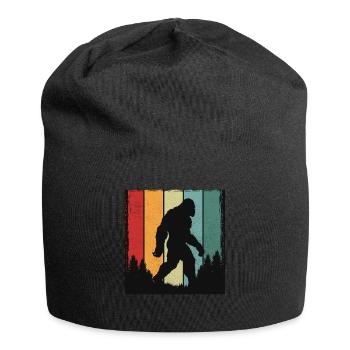 Bigfoot Rétro Forêt Vintage - Bonnet en jersey - noir - Devant