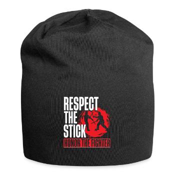 Escrima Arnis Arts Martiaux Respect Le Bâton - Bonnet en jersey - noir - Devant