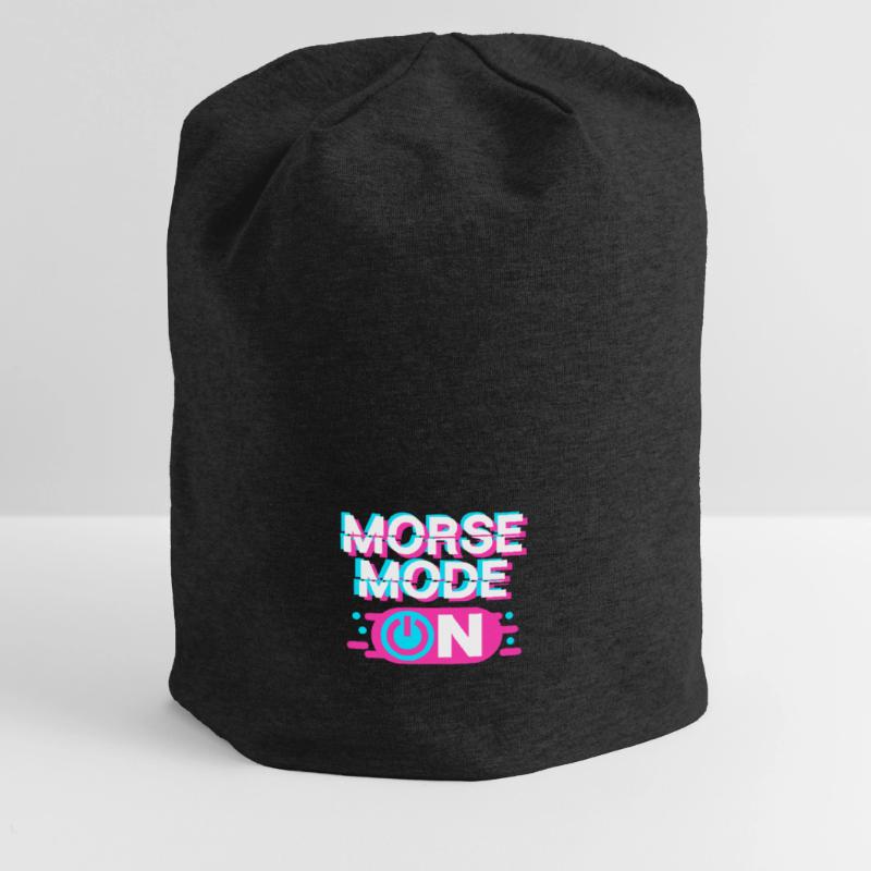 Morsecode, Morse, code Morse activé Bonnet en jersey