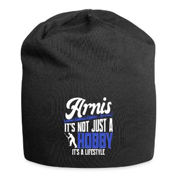 Escrima Arnis It's Not Just A Hobby - Jersey Beanie - black - Front