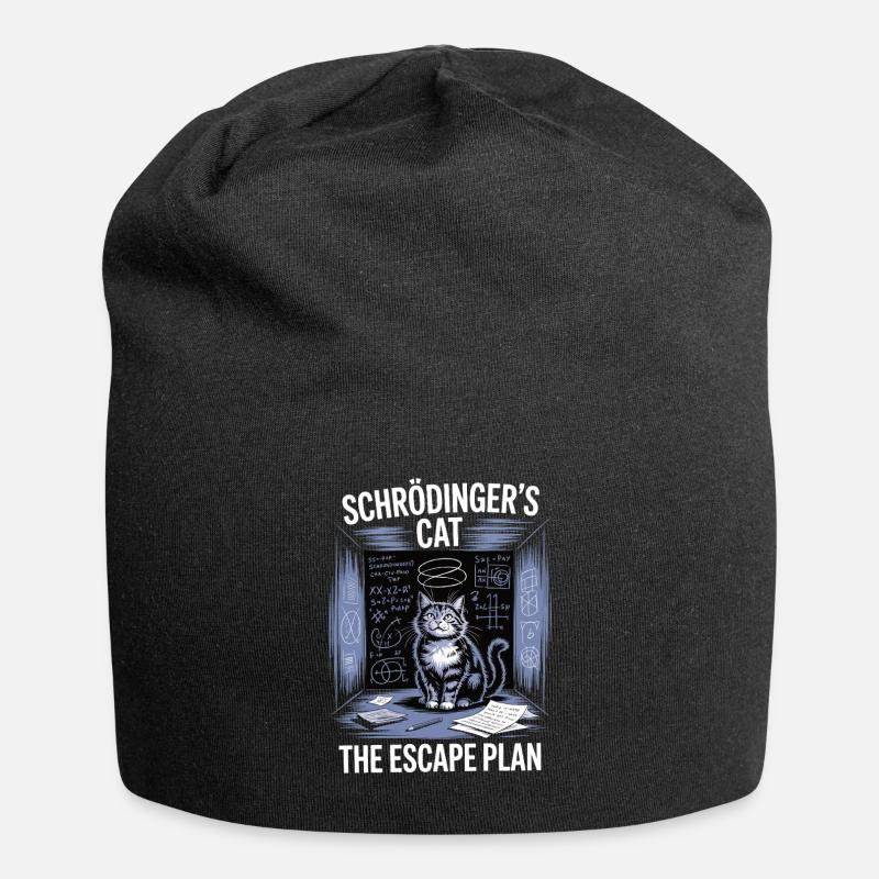 Schrödinger’s Cat – Escape Plan - Jersey-Beanie - Schwarz