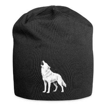 Hurlement de loup - Bonnet en jersey - noir - Devant