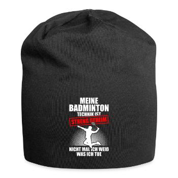 My badminton technique Badminton player - Jersey Beanie - black - Front