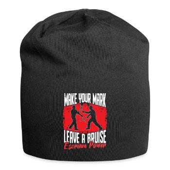 Escrima Power Arnis Martial Arts - Jersey Beanie - black - Front