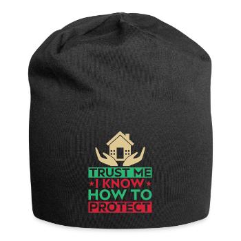 Insurance Agent Trust Me Funny Insurance Broker - Jersey-Beanie - Schwarz - Vorne