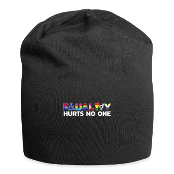 L’égalité ne blesse personne Féministe LGBTQ - Bonnet en jersey - noir - Devant