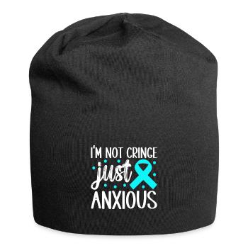 Trouble anxieux Trouble anxieux - Bonnet en jersey - noir - Devant