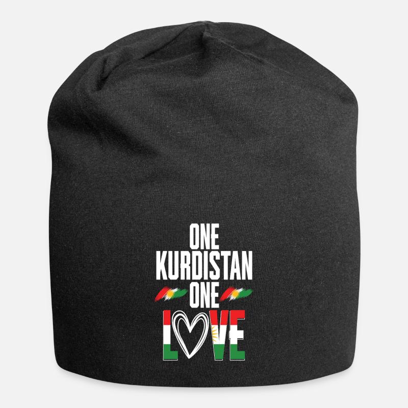 Kurdistan Kurde Kurden - Jersey-Beanie - Schwarz