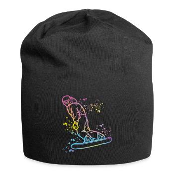 Snowboarder Snowboarding Snowboard - Jersey Beanie - black - Front