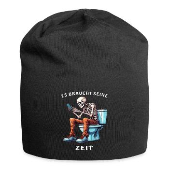 SKELETON TOILET SMARTPHONE - Jersey Beanie - black - Front
