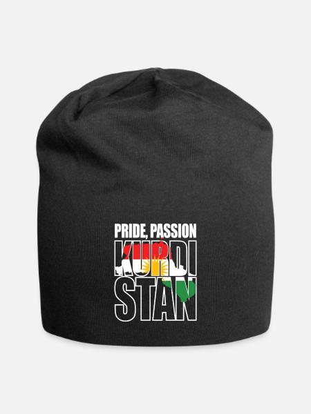 Pride Passion Kurdistan Kurde Kurden - Jersey-Beanie - Schwarz