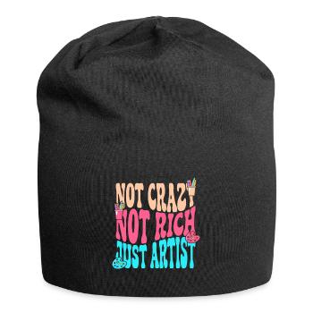 Artist Painter Graphic Not Crazy Rich Just Artist - Jersey Beanie - black - Front