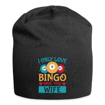Bingo Game I Only Love My Wife & Bingo - Jersey-Beanie - Schwarz - Vorne