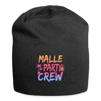 Malle Party Crew Mallorca Party Urlaub - Jersey-Beanie - Schwarz - Vorne