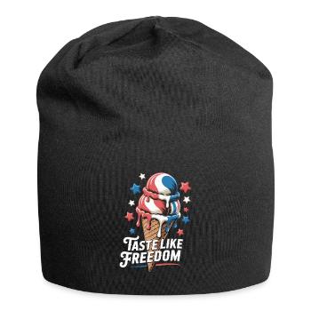 USA Cream for the 4th of July - Jersey Beanie - black - Front