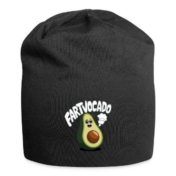 Lustige Avocado Furzen Pupsen Fartvocado - Jersey-Beanie - Schwarz - Vorne