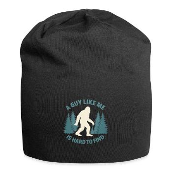 Lustiger Bigfoot Ein Kerl Wie Ich Ist Schwer Zu Einem Wald Zu Finde - Jersey-Beanie - Schwarz - Vorne