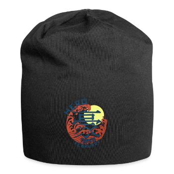 Japan Hero since February 1950 Geburtstaggeschenk - Jersey-Beanie - Schwarz - Vorne