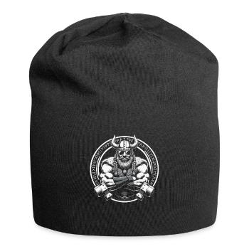 Norse Mythology Viking Warrior Valhalla - Jersey Beanie - black - Front