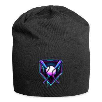Baseball Batte de baseball - Bonnet en jersey - noir - Devant