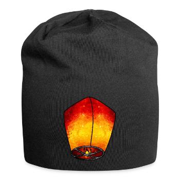 Lanterne Céleste Cosmique - Bonnet en jersey - noir - Devant