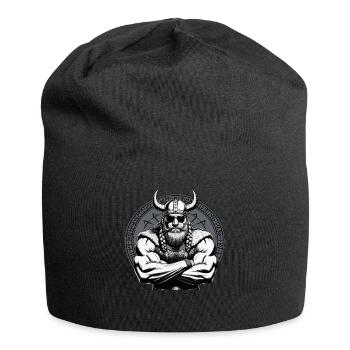 Norse Mythology Viking Warrior Valhalla - Jersey Beanie - black - Front