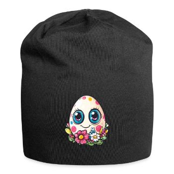 Oeuf Happy Dots - Bonnet en jersey - noir - Devant
