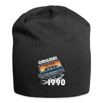 35ème anniversaire cadeau mari cassette juin 1990 - Bonnet en jersey - noir - Devant
