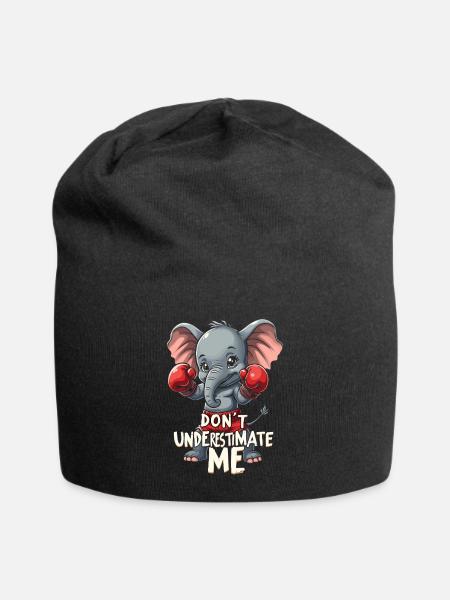 Muay Thai Boxen - Jersey-Beanie - Schwarz