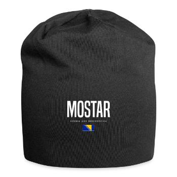 Mostar Bosnien und Herzegowina - Jersey-Beanie - Schwarz - Vorne