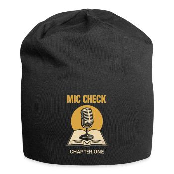 Le livre audio Narration Club Conteur audio - Bonnet en jersey - noir - Devant
