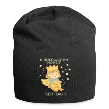 Maternelle Altesse Depuis le premier jour - Bonnet en jersey - noir - Devant