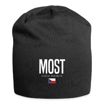 Most Tschechien - Jersey-Beanie - Schwarz - Vorne