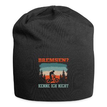 Mountainbiken BREMSEN? KENNE ICH NICHT Lustiges - Jersey-Beanie - Schwarz - Vorne