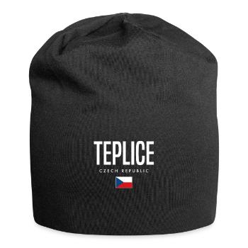 Teplice Tschechien - Jersey-Beanie - Schwarz - Vorne
