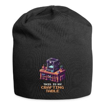 3D Printing Crafting Table | Print Bed Setup - Jersey Beanie - black - Front