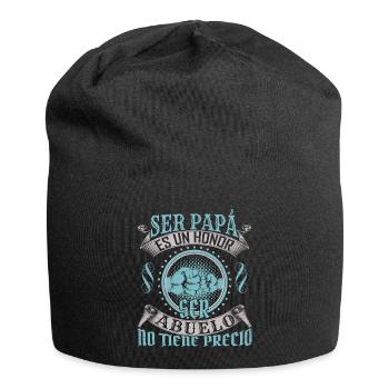 Ehrung des individuellen T-Shirt-Designs für Väter - Jersey-Beanie - Schwarz - Vorne