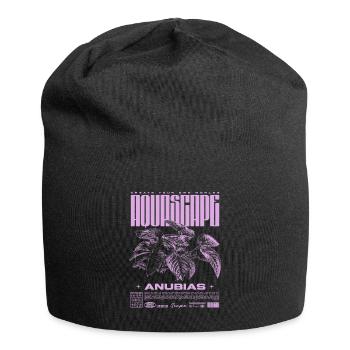 Aquascaping Anubias Aquatic Plant Fish Keeper - Jersey Beanie - black - Front