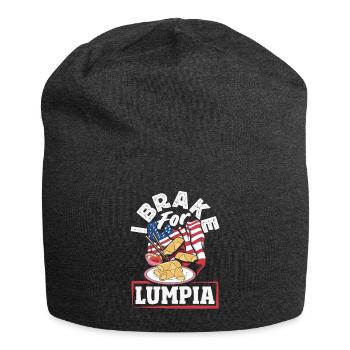 I Frein pour rouleaux de ressort de drapeau Lumpia USA - Bonnet en jersey - charbon - Devant