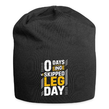 Powerlifting Bodybuilder 0 jours depuis Jambe sautée - Bonnet en jersey - noir - Devant