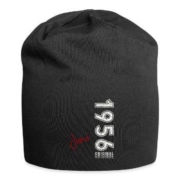 69e anniversaire Original June Né en 1956 - Bonnet en jersey - noir - Devant