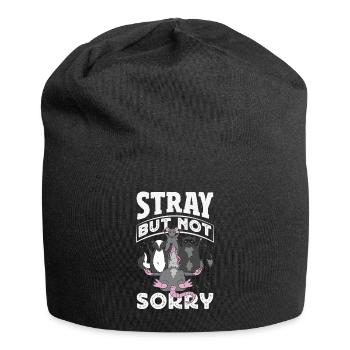 Support local street cats - Jersey Beanie - black - Front