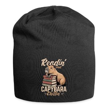 Livres de lecture Capybara - Bonnet en jersey - noir - Devant
